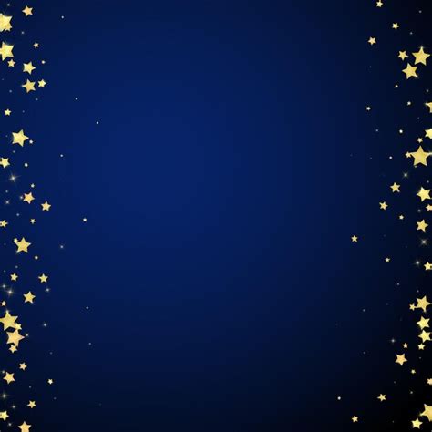 Premium Vector Magic Stars Vector Overlay Gold Stars Scattered