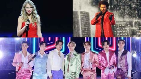 Bts The Weeknd Taylor Swift Win Big At Billboard Music Awards 2021