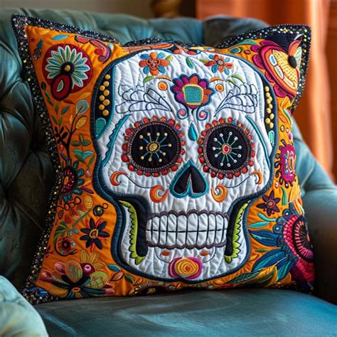 Sugar Skull Alpha Quilt