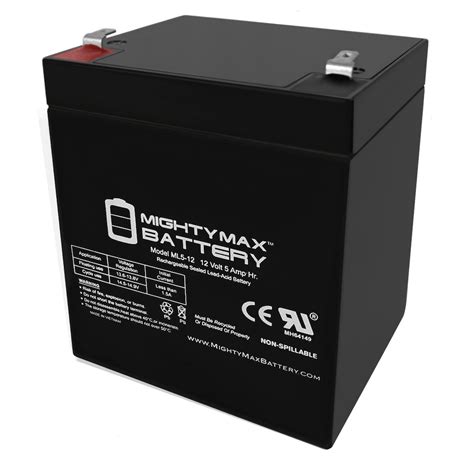 Mighty Max Battery 12v 5ah Battery Replaces Liftmaster 485lm Evercharge