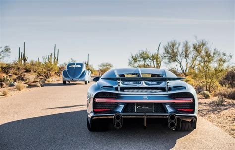 Wallpaper Bugatti Rear View Chiron Bugatti Type Sc Atlantic Type