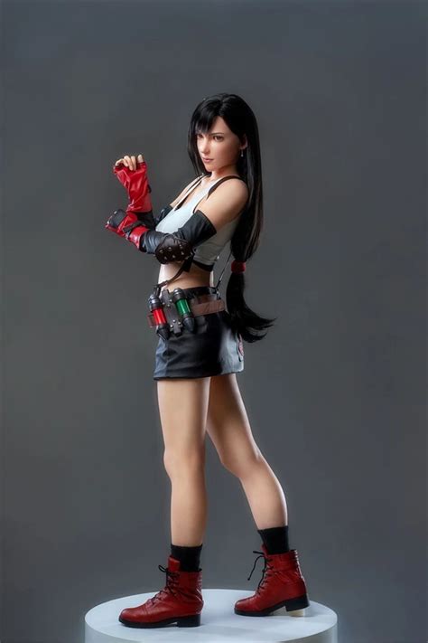 Perfect Final Fantasy VII Silicone Sex Doll Tifa 168cm Ver 2 Free Doll Same Clothes Mailovedoll