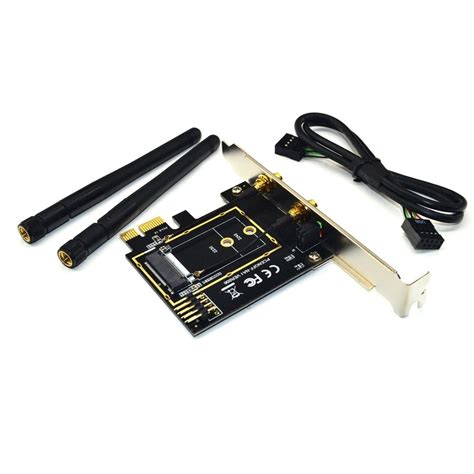 M.2 Wi-Fi адаптер M2 Ngff Key AE для Mini Pci Express Wifi Raiser PCI-E ...