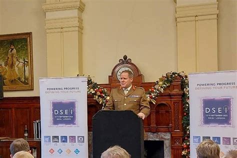 Deputy Commander Strategic Command Speaks At The Dsei 2023 Launch Govuk