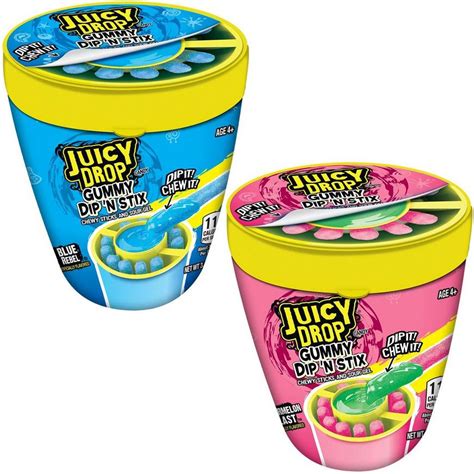 Juicy Drop Gummy Dip N Stix 34oz Party City