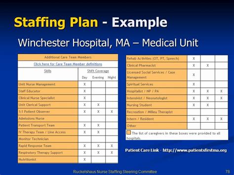 Nursing Staffing Plan Template Stcharleschill Template