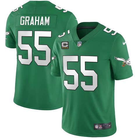 Brandon Graham Men’s Philadelphia Eagles Kelly Green Gold Jersey – All