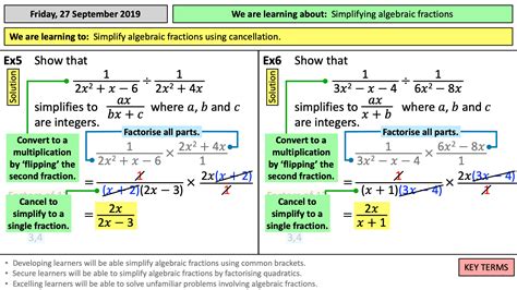 Algebraic fractions COLLECTION (Bundle) | Teaching Resources