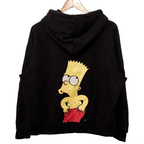 Bart Simpson Hoodie Official Simpsons Tag Mens Fashion Tops And Sets