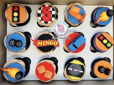 Pin By Crystal Rodriguez On Hot Wheels Birthday Treats Hot Wheels Cupcakes Hot Wheels