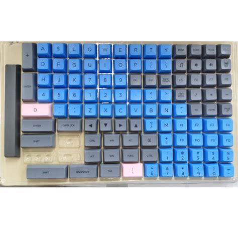 XDA Profile PBT Keycaps Set 104 Keycaps BLUE GREY Vibe Gaming