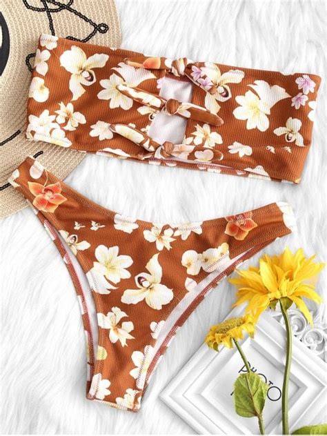 Bandeau Bikini Set Bikini Swimwear Swimsuits Swimwear Fashion Bikini Fashion Nice Red Dress