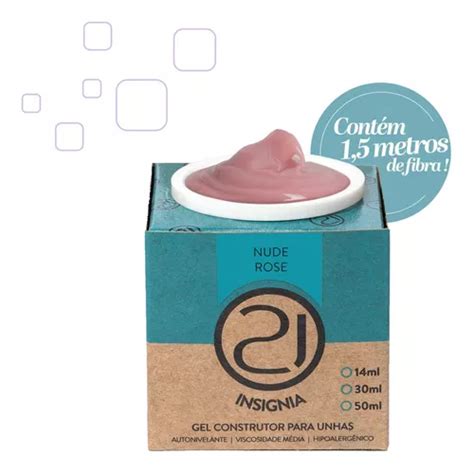 Gel Nails Nude Rose Ecoline Gel Para Unha Alongamento Mercadolivre