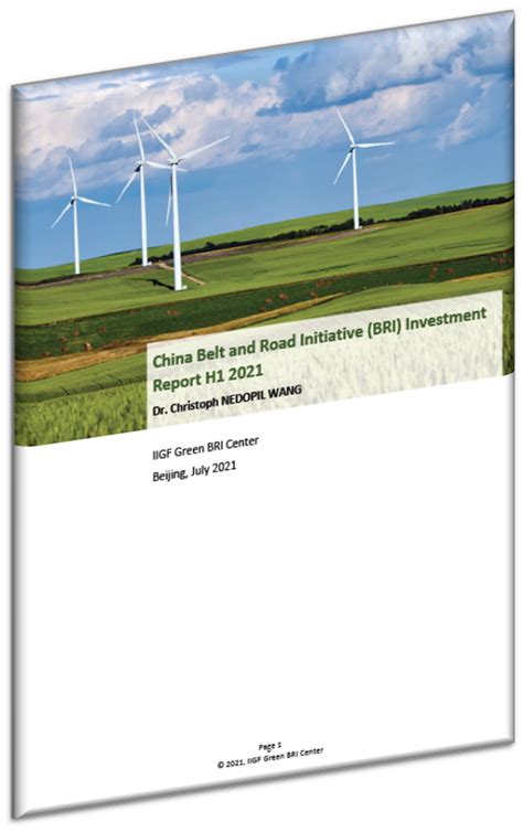 China Belt And Road Initiative Bri Investment Report H Green