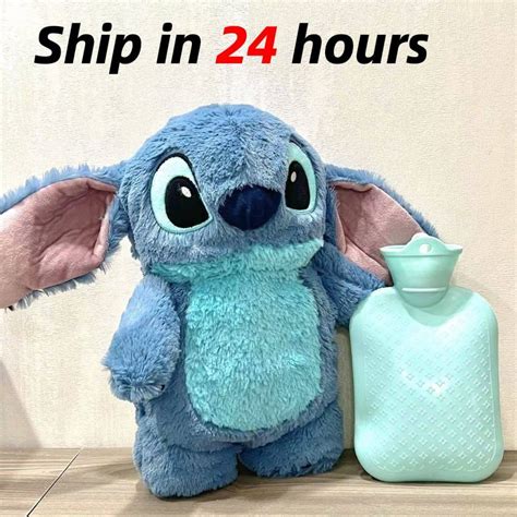 Stitch Hot Water Bottle For Period Menstrual Cramps Heat Pad Juhi
