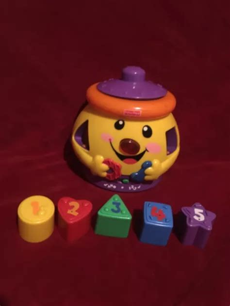 Fisher Price Talking Cookie Jar Shape Sorter Toddler Toy Fully Working