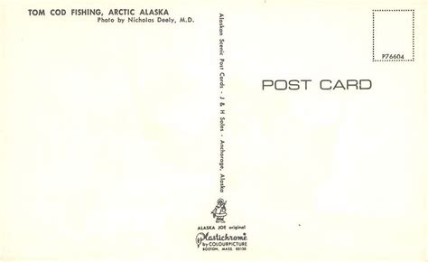 Tom Cod Fishing Arctic Alaska Ebay