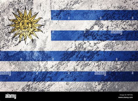 Grunge Uruguay Flag Uruguay Flag With Grunge Texture Stock Photo Alamy