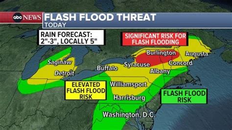 Beryl Remnants Move Into Northeast Bringing Flash Flood And Tornado