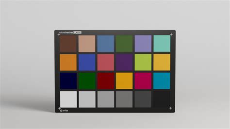 3d Color Checker Classic X Rite Turbosquid 1701786