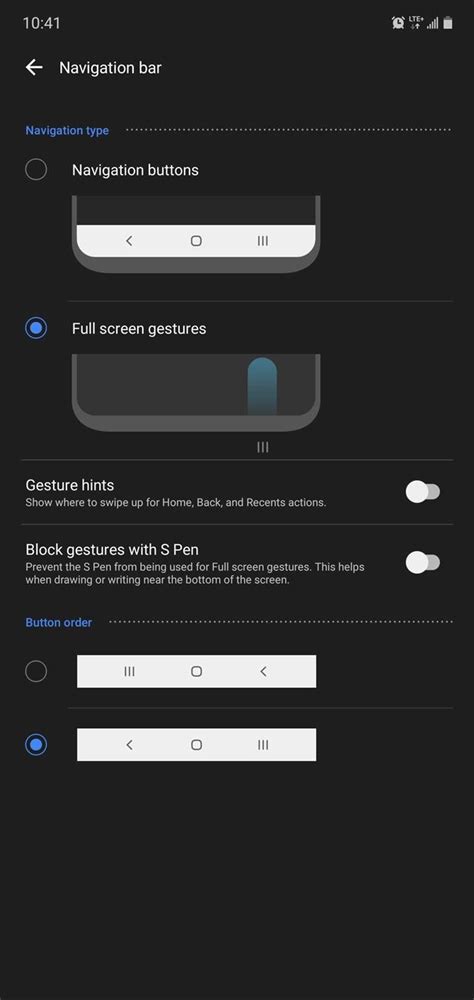 Comment Masquer La Barre De Navigation Et Activer Les Gestes Sur Votre