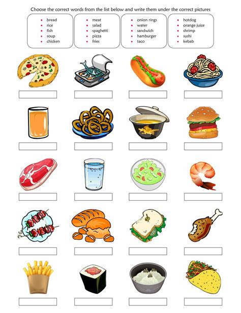 Free Food Picture Quiz Printable - Printable Templates