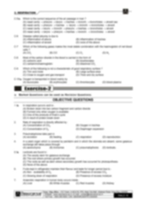 Solution Respiration Exercise Studypool