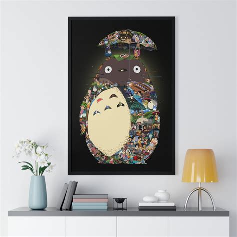 TOTORO COLOR FRAMED POSTER