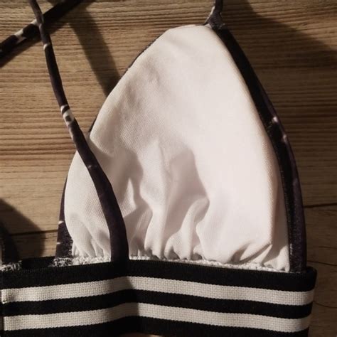 Norma Kamali Swim Norma Kamali Marbled Bw Bikini Poshmark