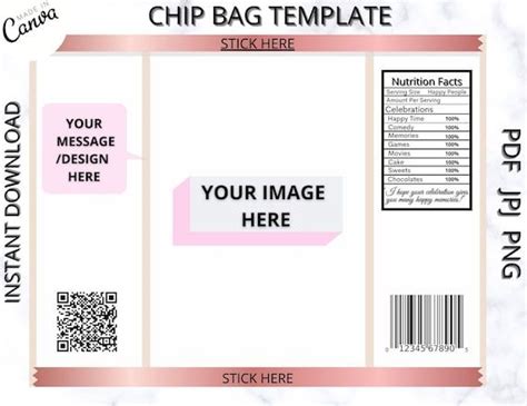 Printable Chip Bags