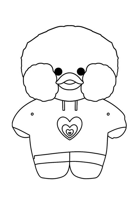 Desenho Paper Duck Para Colorir