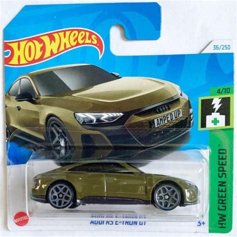 Hot Wheels Audi Rs E Tron Gt Olive Green Hw Green Speed Perfect Birthday Gift Rare Miniature