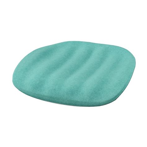LOBERGET / SIBBEN dětská židle se sedákem, bílá/tyrkysová - IKEA