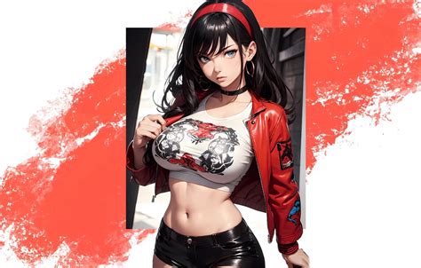 Wallpaper Girl Sexy Boobs Anime Pretty Breasts Big Boobs Babe For Mobile And Desktop