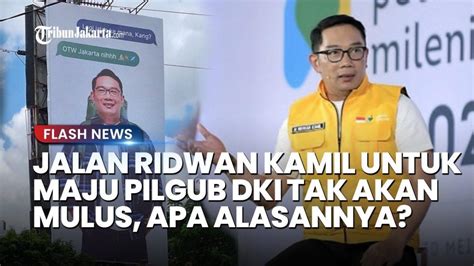 Ridwan Kamil Mau Maju Bacagub DKI Jakarta Saingan Dengan Ahmed Zaki