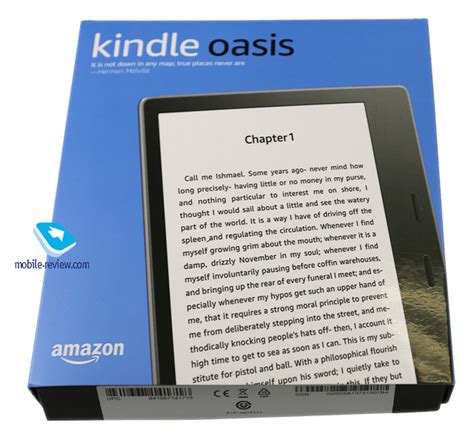 Mobile Обзор электронной книги Amazon Kindle Oasis 2017