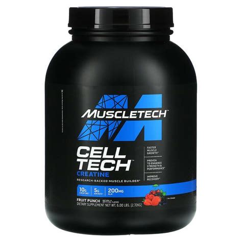 ᐉ Креатин MuscleTech Cell-Tech Creatine 2,72 кг (1148)