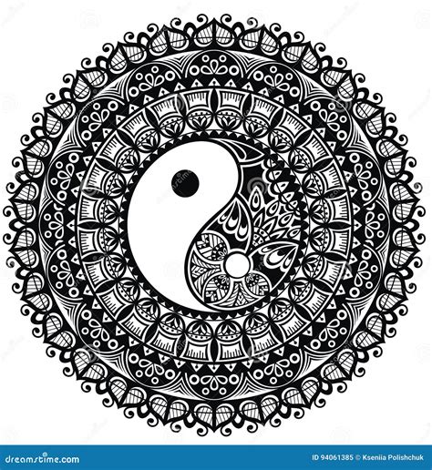 Mandala Yin And Yang At Genkatherineblog Blog