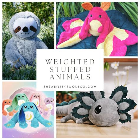Cuddly Weighted Stuffed Animals For Kids And Adults To Hug