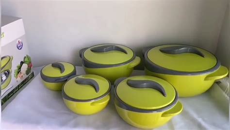 Pcs Set Plastic Insulated Food Warmer Container Thermo Casseroles Stainless Steel Hot Food