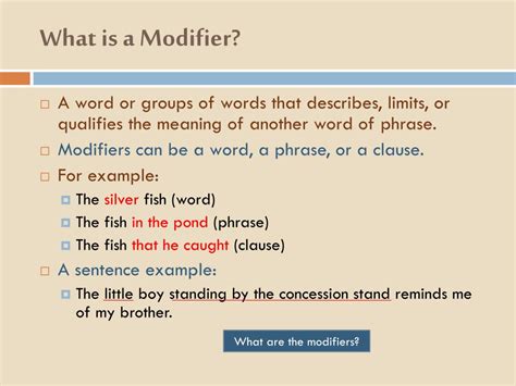 Ppt The Use And Misuse Of Modifier Magic Powerpoint Presentation