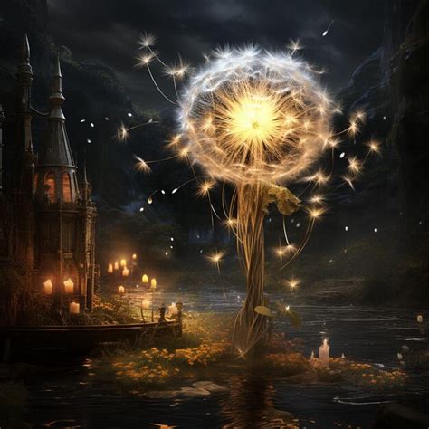 Premium Ai Image Dandelion