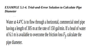 Friction losses in turbulent flow (Fanning Equation).pdf