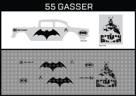 Hot Wheels Gasser Bat Sign Waterslide Printed White First Decals Ebay Australia