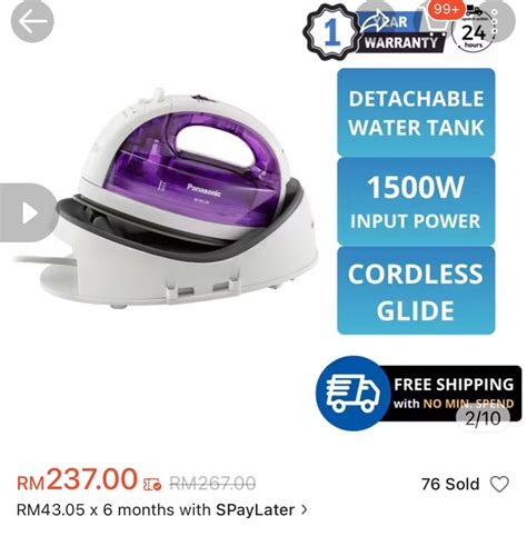 Cordless Steam Iron Tv And Home Appliances Irons And Steamers On Carousell