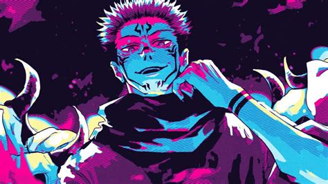 sukuna wallpaper  smiling   artwork