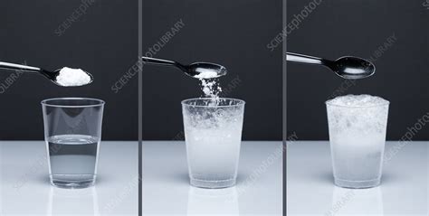 Citric Acid And Baking Soda Stock Image C Science Photo