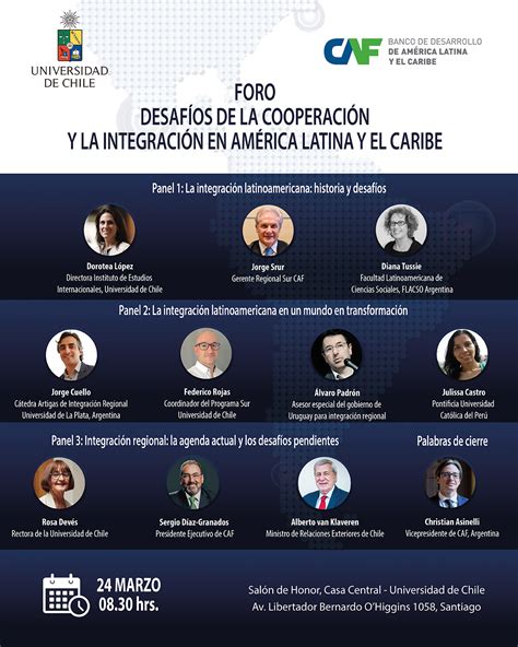 Foro Am Rica Latina Ante El Desaf O De La Integraci N Instituto De Estudios Internacionales
