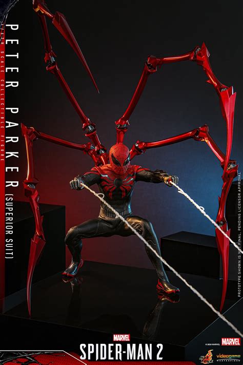 Hot Toys Peter Parker Superior Suit Sixth Scale Figure Spider Man Limited Collectible Comic