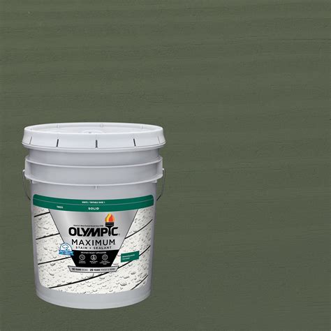 Olympic Maximum 5 Gallons SC-1018 Cool Breeze Solid Color Exterior